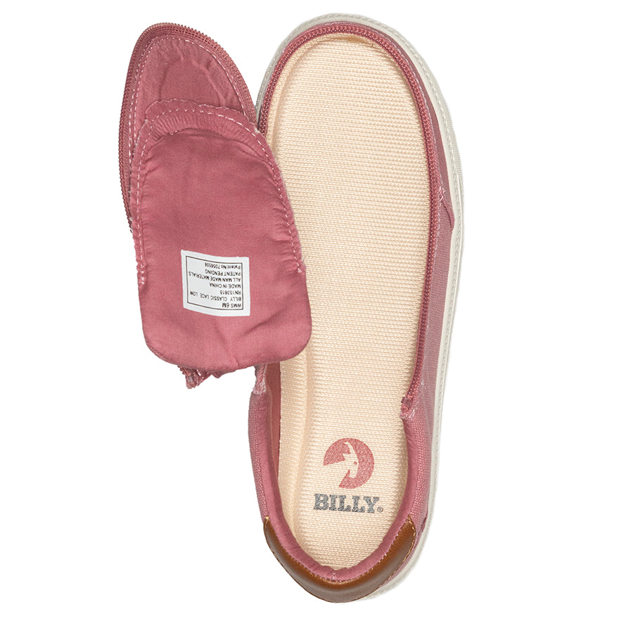  FINAL SALE - Women's Dusty Rose (Brown Mustache) BILLY Classic Lace Lows