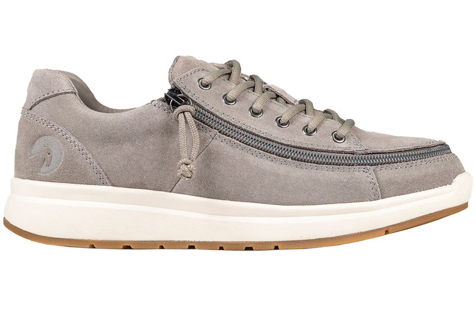  Women's Grey Suede BILLY Comfort Lows