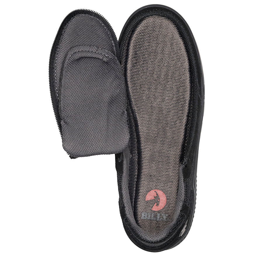  FINAL SALE - Women's Black Suede/Mesh BILLY Comfort Classic Lows