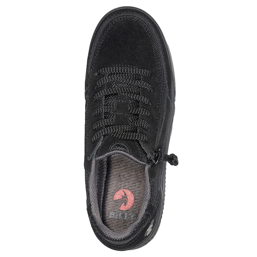  FINAL SALE - Women's Black Suede/Mesh BILLY Comfort Classic Lows