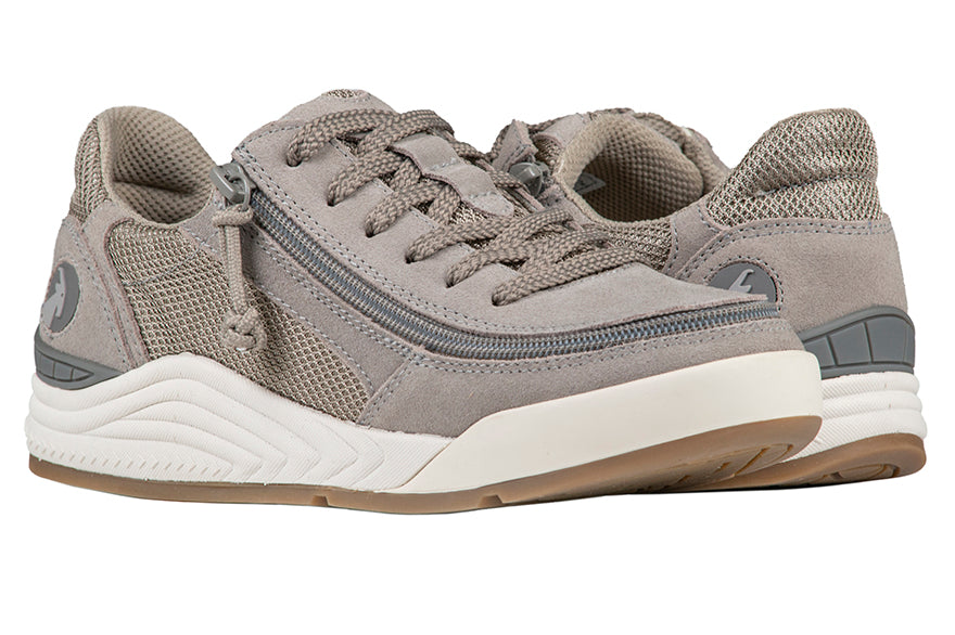  FINAL SALE - Women's Charcoal Suede/Mesh BILLY Comfort Classic Lows