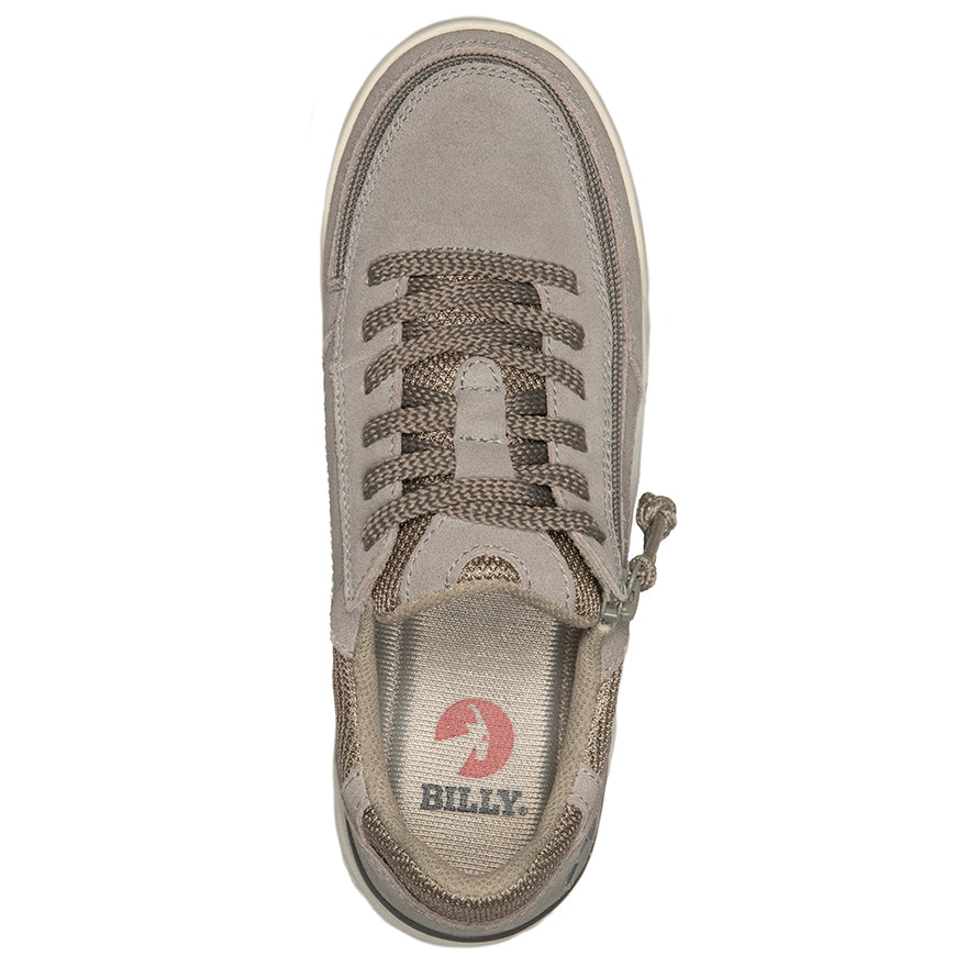  FINAL SALE - Women's Charcoal Suede/Mesh BILLY Comfort Classic Lows