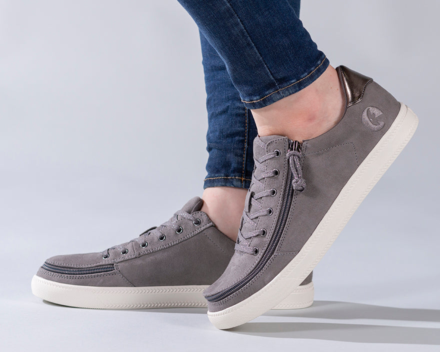  FINAL SALE - Women's Charcoal BILLY Classic Lace Lows