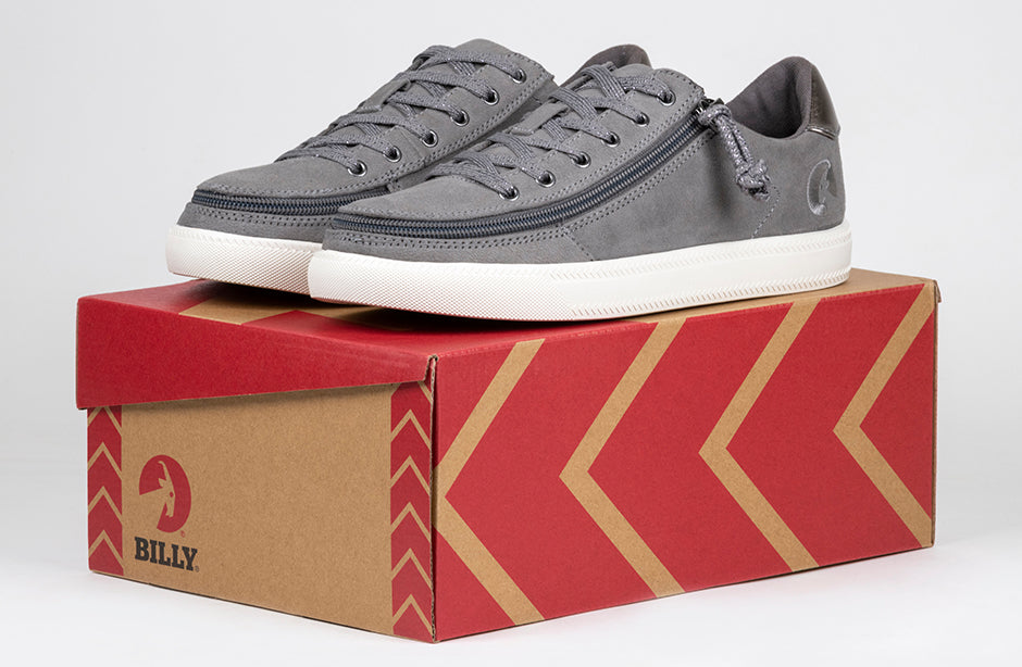  FINAL SALE - Women's Charcoal BILLY Classic Lace Lows