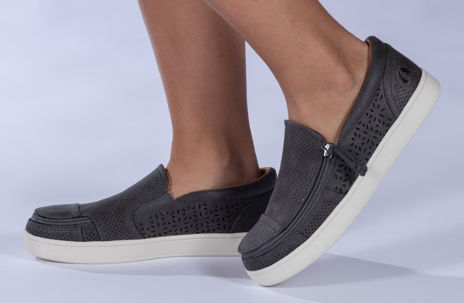  FINAL SALE - Women's Charcoal BILLY Perf Lows