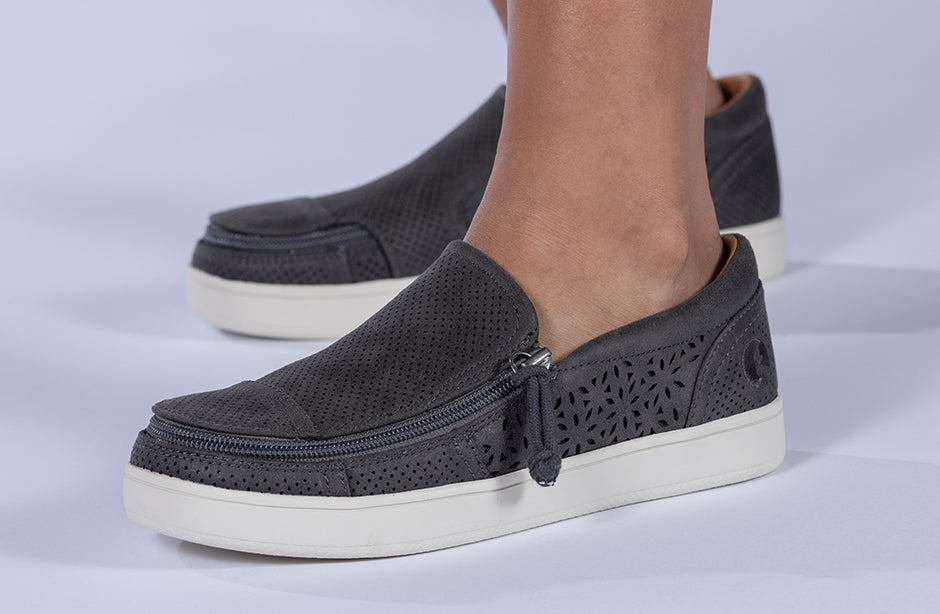  FINAL SALE - Women's Charcoal BILLY Perf Lows