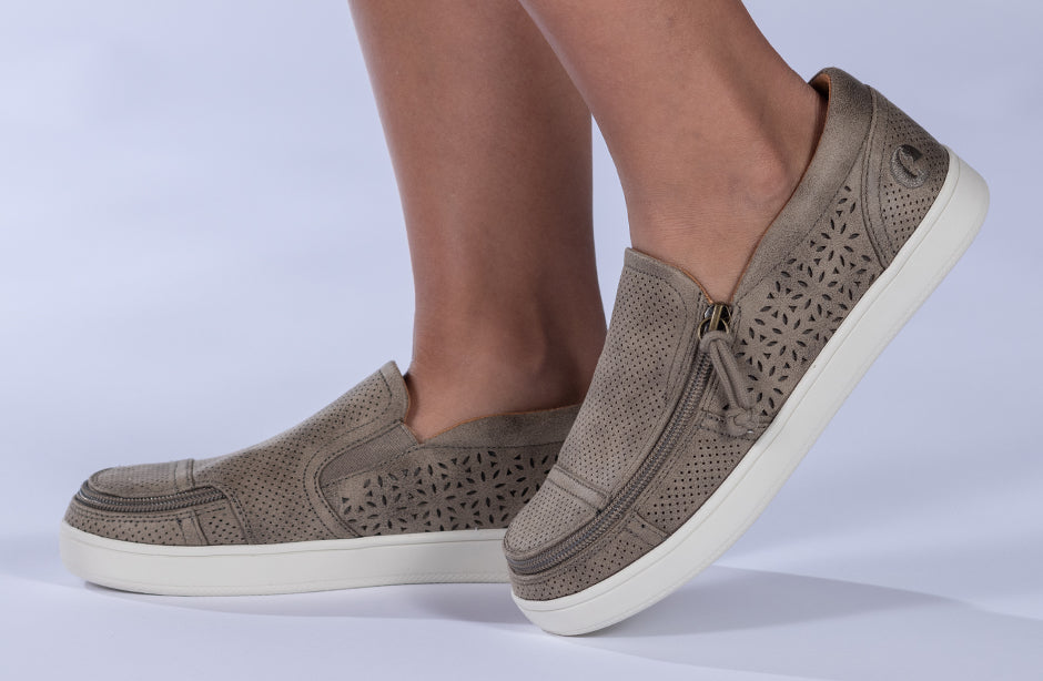  FINAL SALE - Women's Taupe BILLY Perf Lows