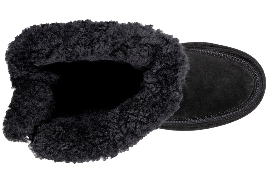  FINAL SALE - Women's Black BILLY Cozy Quilt Lux Boots