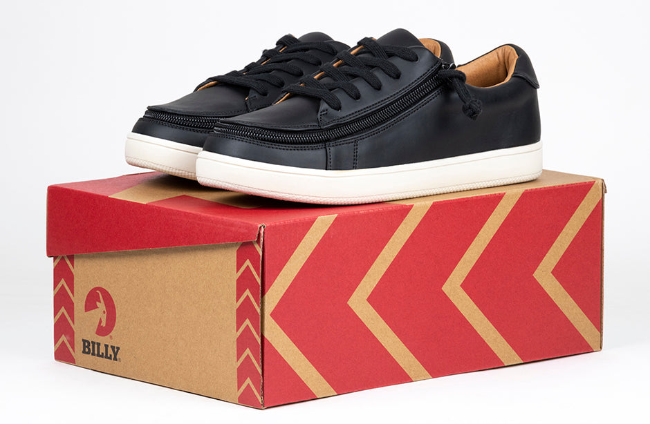  FINAL SALE - Women's Black BILLY Sneaker Low Tops