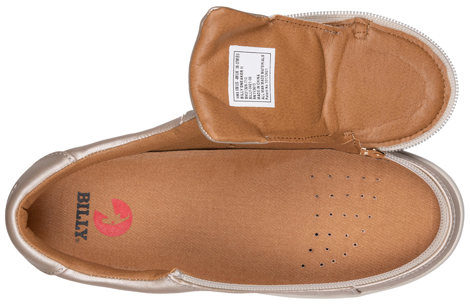  FINAL SALE - Women's Champagne BILLY Sneaker Low Tops