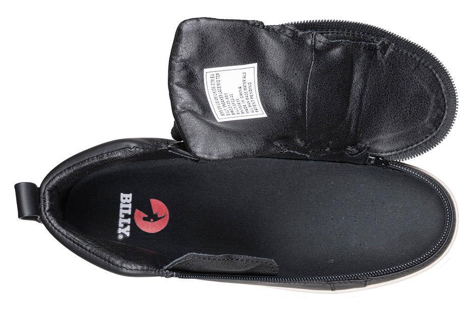  FINAL SALE - Women's Black BILLY Sneaker Lace Mid Tops