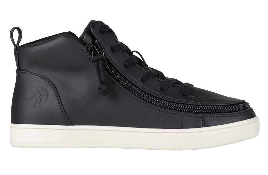  FINAL SALE - Women's Black BILLY Sneaker Lace Mid Tops