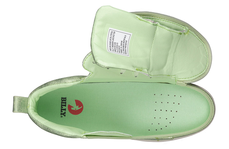  FINAL SALE - Women's Cucumber Green BILLY Sneaker Lace Mid Tops