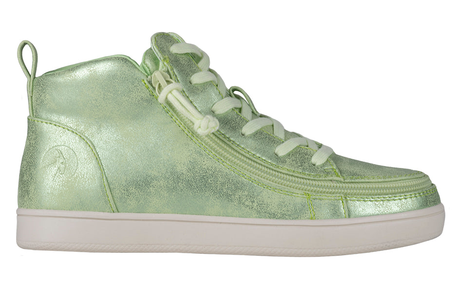 FINAL SALE - Women's Cucumber Green BILLY Sneaker Lace Mid Tops
