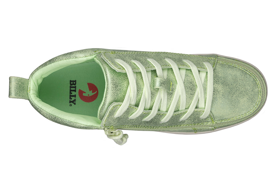  FINAL SALE - Women's Cucumber Green BILLY Sneaker Lace Mid Tops