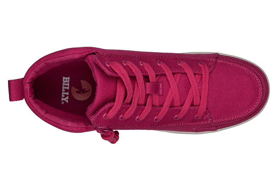  FINAL SALE - Women's Orchid Flower BILLY Sneaker Lace Mid Tops