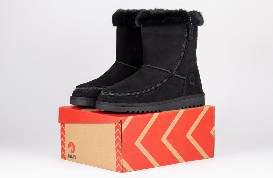  Women's Black BILLY Cozy Boots