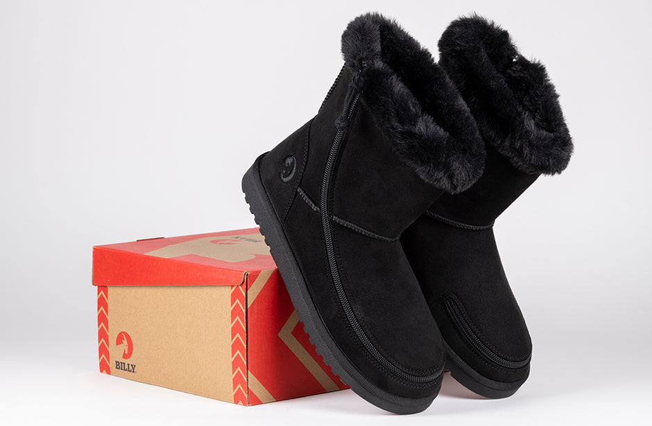  Women's Black BILLY Cozy Boots