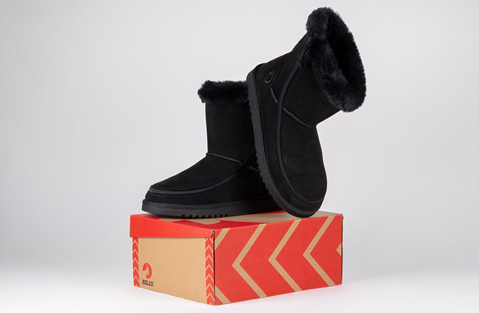  Women's Black BILLY Cozy Boots