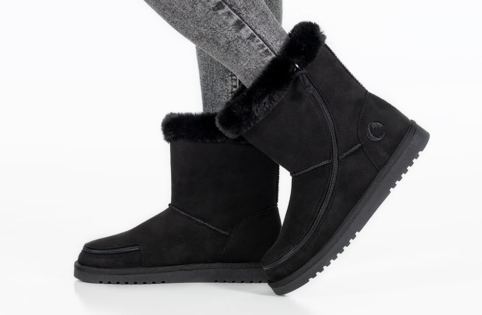  Women's Black BILLY Cozy Boots