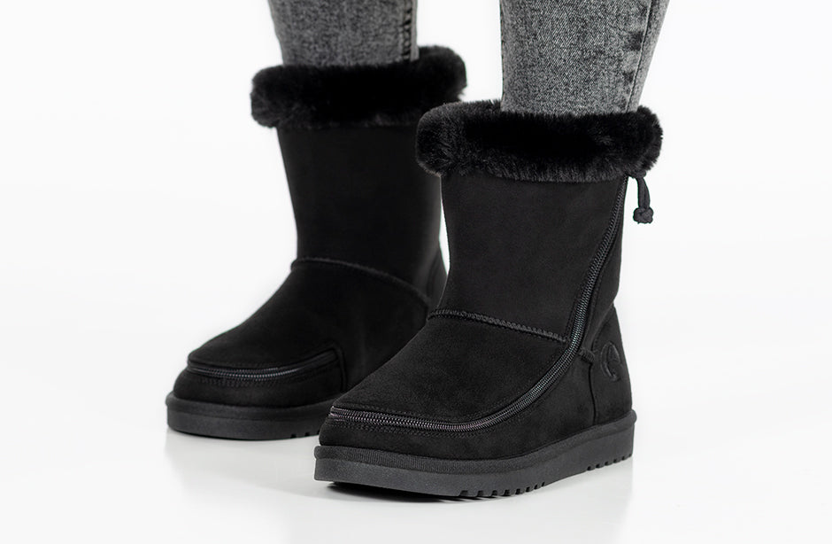  Women's Black BILLY Cozy Boots