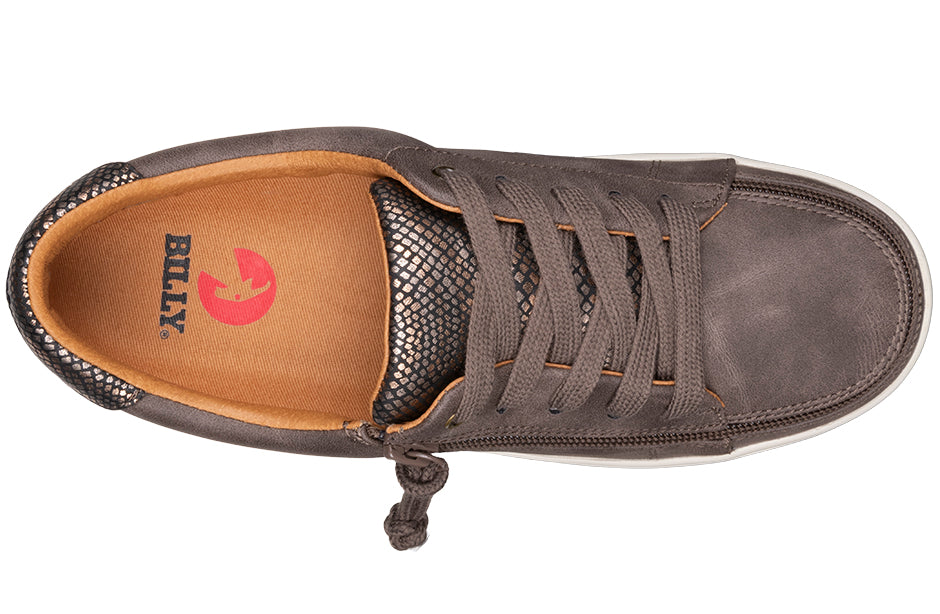  FINAL SALE - Women's Espresso BILLY Sneaker Low Tops