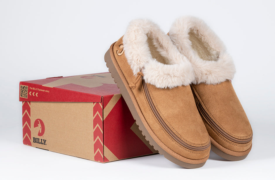  Women's Chestnut BILLY Cozy Slippers