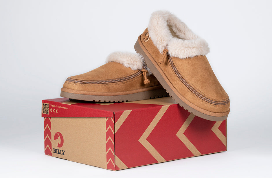  Women's Chestnut BILLY Cozy Slippers