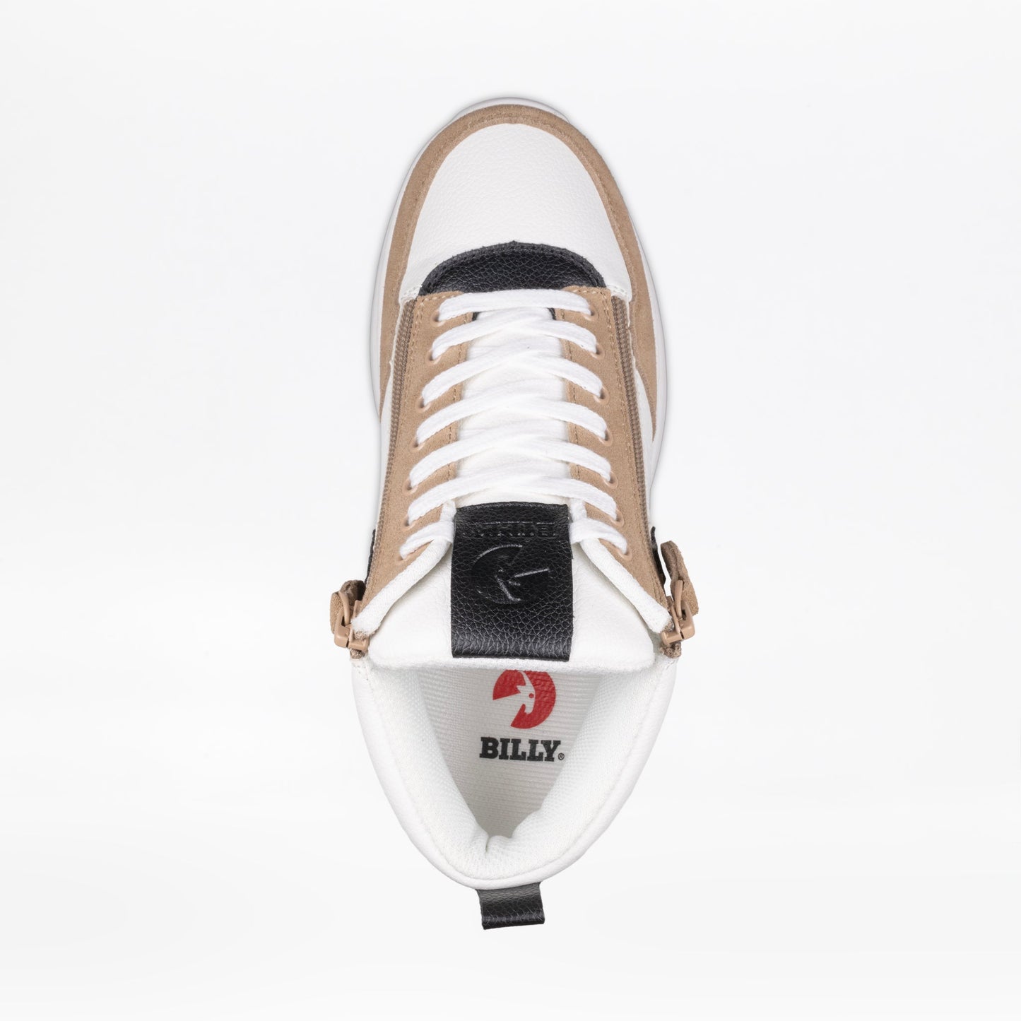  Women's White/Tan/Black BILLY Comfort DZ High