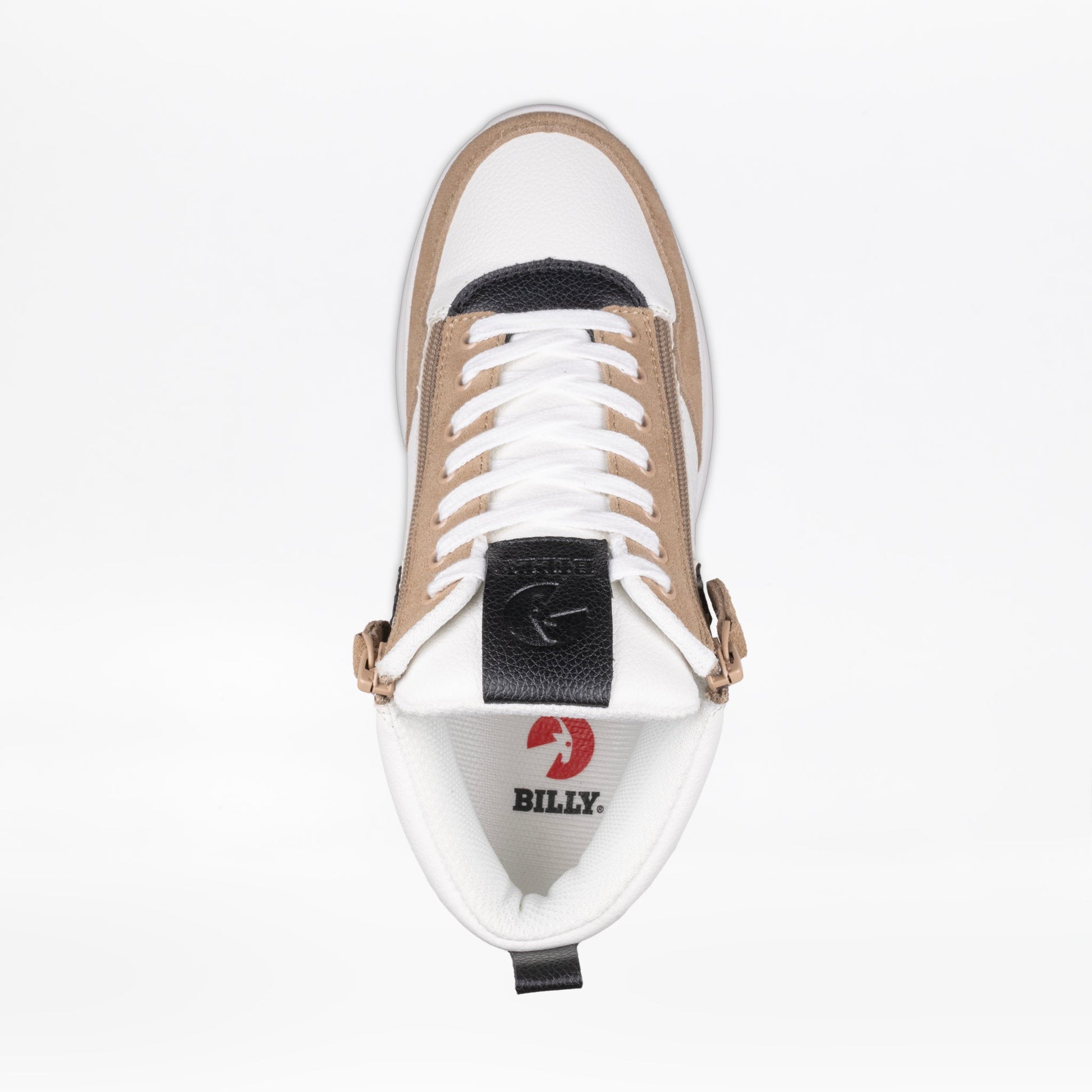 Women's White/Tan/Black BILLY Comfort DZ High