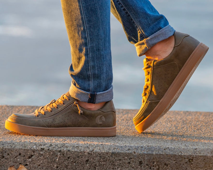  FINAL SALE - Men's Olive BILLY Sneaker Lows