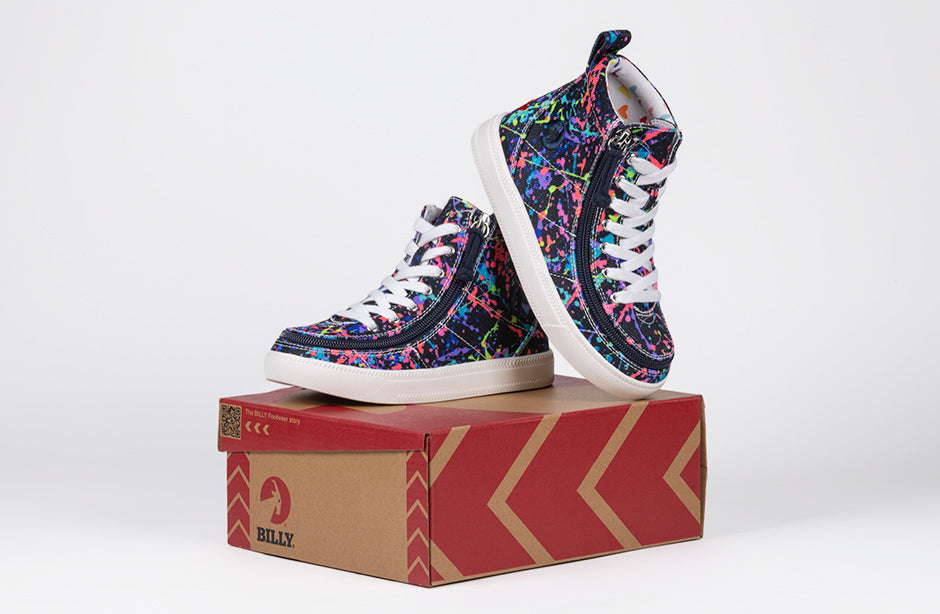  Sasha Splatter BILLY Classic Lace High Tops