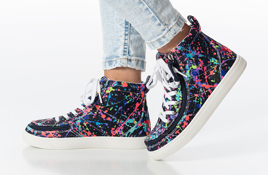  Sasha Splatter BILLY Classic Lace High Tops