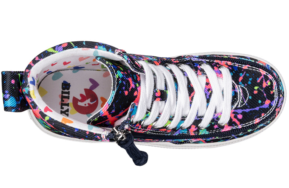  Sasha Splatter BILLY Classic Lace High Tops