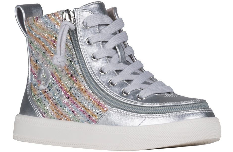  Silver Rainbow BILLY Classic Lace High Tops