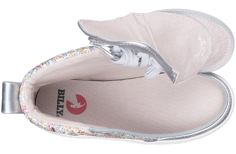  Silver Rainbow BILLY Classic Lace High Tops