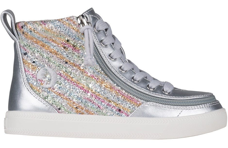  Silver Rainbow BILLY Classic Lace High Tops