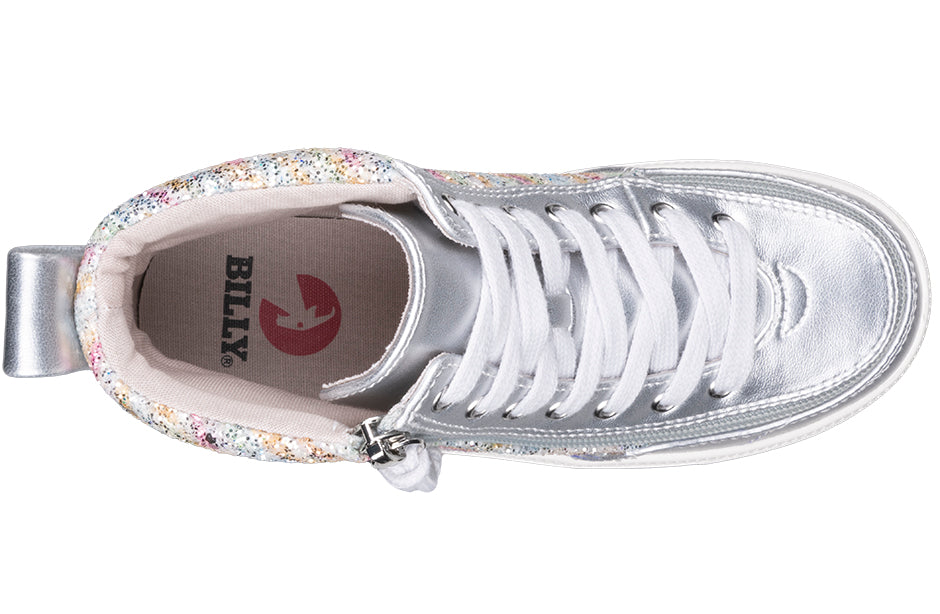  Silver Rainbow BILLY Classic Lace High Tops