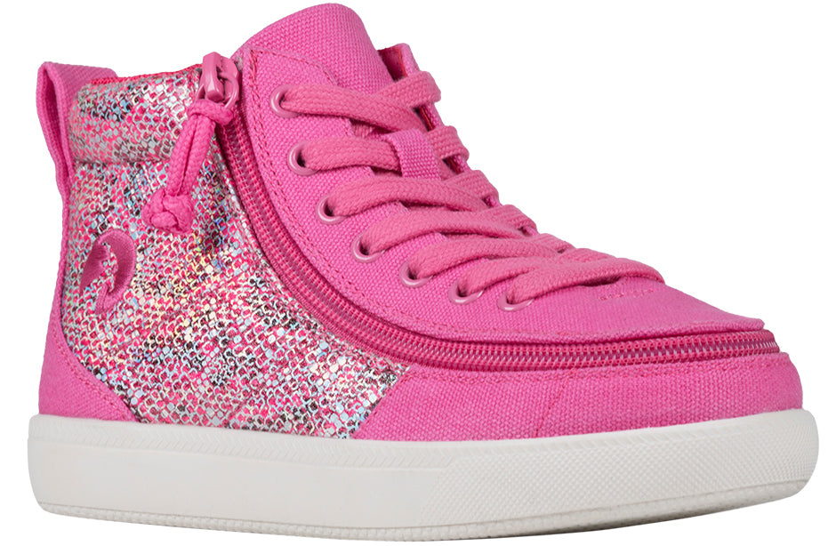  Fuchsia Snake BILLY Classic D|R II High Tops