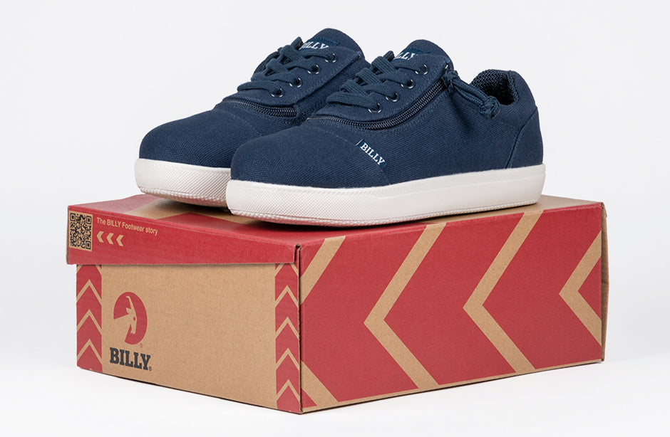  Navy BILLY D|R II Short Wrap Low Tops