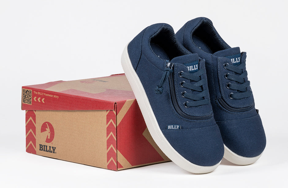  Navy BILLY D|R II Short Wrap Low Tops