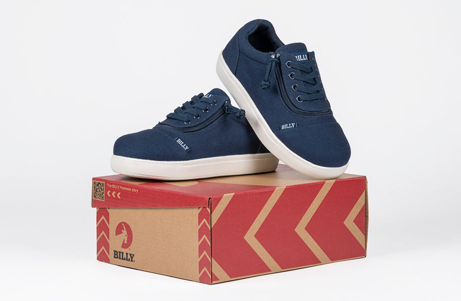  Navy BILLY D|R II Short Wrap Low Tops