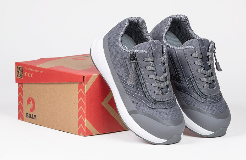  Charcoal BILLY Goat AFO-Friendly Shoes