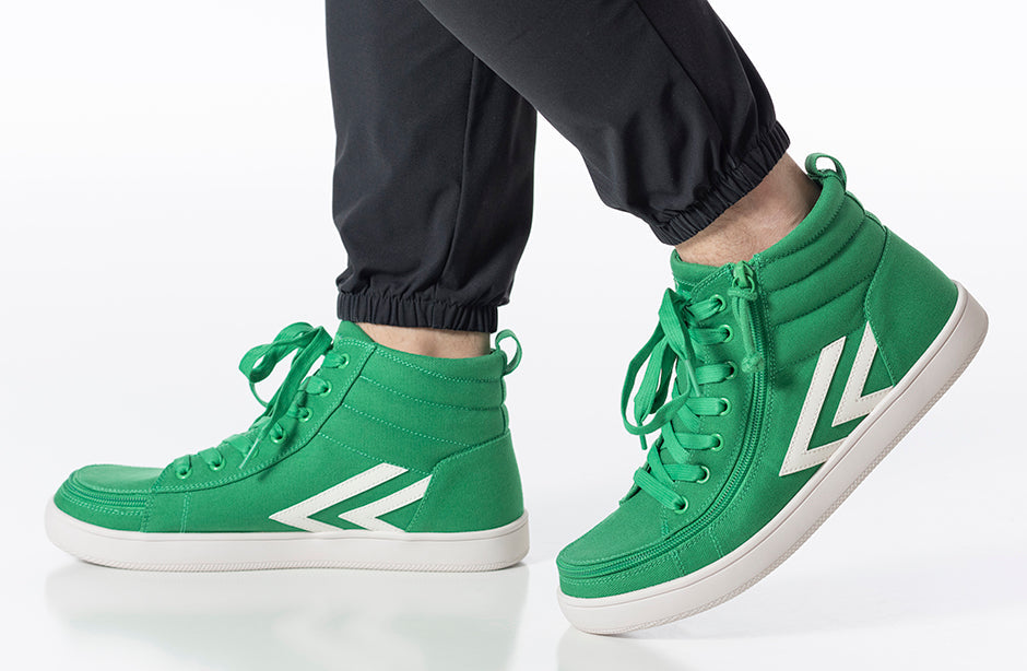  Men's Green/White BILLY CS Sneaker High Tops