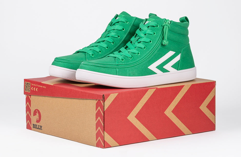 Men's Green/White BILLY CS Sneaker High Tops