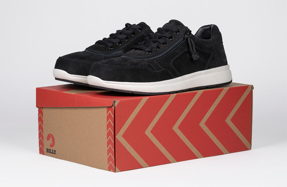  Men's Black Suede BILLY Comfort Joggers