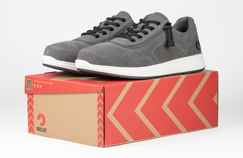  Men's Grey Suede BILLY Comfort Joggers