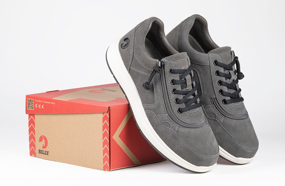  Men's Grey Suede BILLY Comfort Joggers