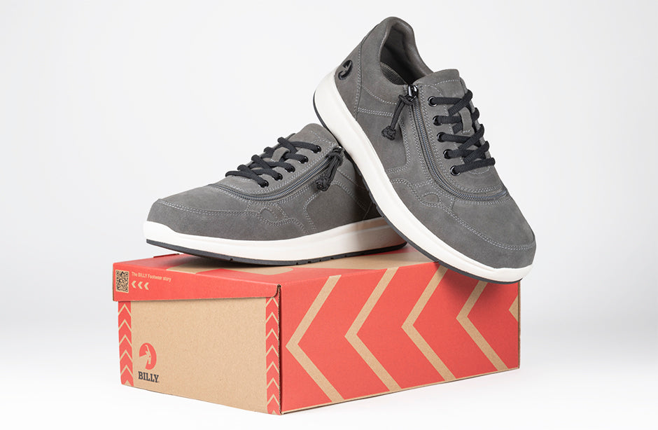  Men's Grey Suede BILLY Comfort Joggers