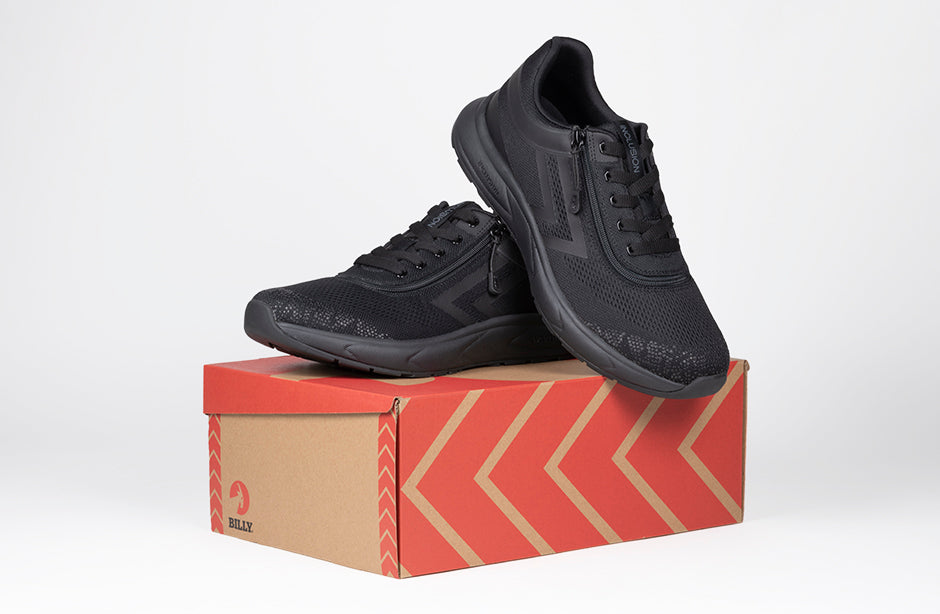  Men's Black To The Floor BILLY Sport Inclusion Too Athletic Sneakers